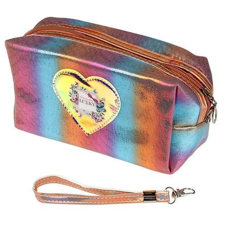 Косметичка LUKKY Косметичка блестящая Space Gradient coliky m5 блестящая прозрачная обложка для блокнота