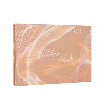 Палетка BME Палетка теней для век Golden Hour тени топпер для век essence jelly jewels с глиттером тон 01 golden glam