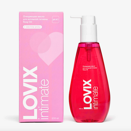 Масло для интимной гигиены LOVIX Очищающее масло для интимной гигиены Rosy Oil стикеров jianwu rosy clouds series