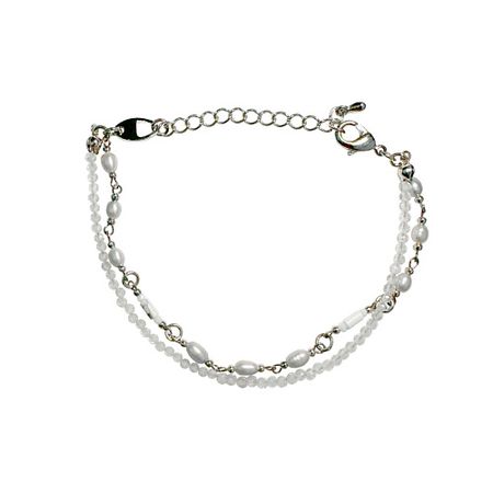 Браслет LANZEROTTI Браслет кварц, говлит, жемчуг, кристаллы натуральные кристаллы сфалерит кварц кальцит