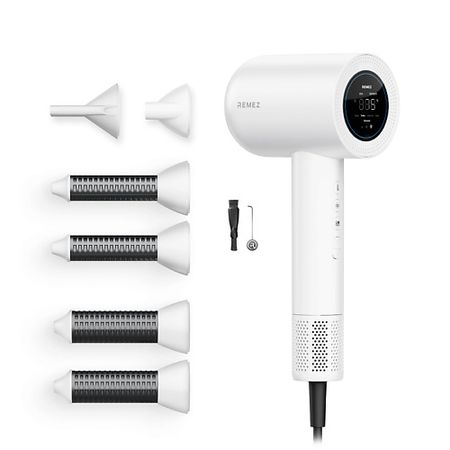 Фен REMEZ Фен-стайлер Модель S+ с функцией СЕНСОР с профессиональным концентратором RMB-708BS металлическая модель солдата с драконом