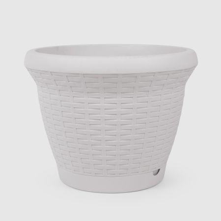 Кашпо Serinova wire mesh белый 35,5х27 см