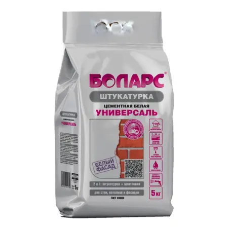 Штукатурка цементная Боларс Универсаль 5 кг