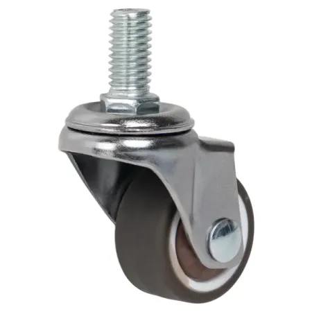 Колесо поворотное без тормоза 25 мм до 20 кг цвет серый
