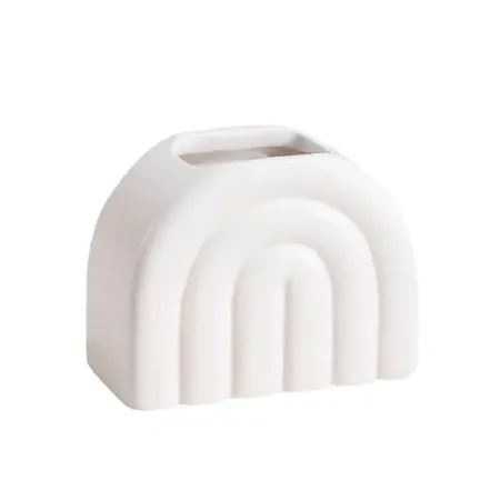 Стакан для щеток триумф керамика белый