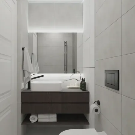 Настенная плитка Нефрит-керамика Armand Pro 60.5x30.5 см 1.8 м² матовая цвет светло-серый