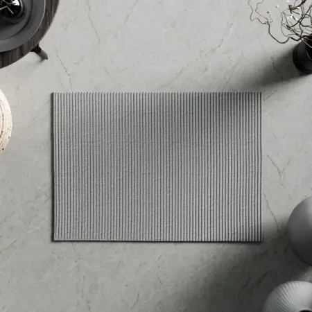 Коврик для ванной Vidage Saman 50x70 см цвет серый настоящее мягкое углеродное волокно для dodge challenger 2015 2016 2017 2018 2019 2020 2021 2022 2023 автомобильный подстаканник коврик отделка аксессуары