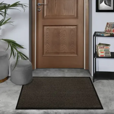 Коврик декоративный полипропилен Нептун 80x120 см цвет коричневый коврик на ступени amigo 25x55 см коричневый 5 шт