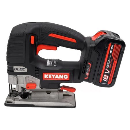 Лобзик аккумуляторный Keyang JS20BLH-135 18 В Li-Ion 2 АКБ и ЗУ (30684266) бесщеточный двигатель c55 ls3410020t 200 вт для пылесоса