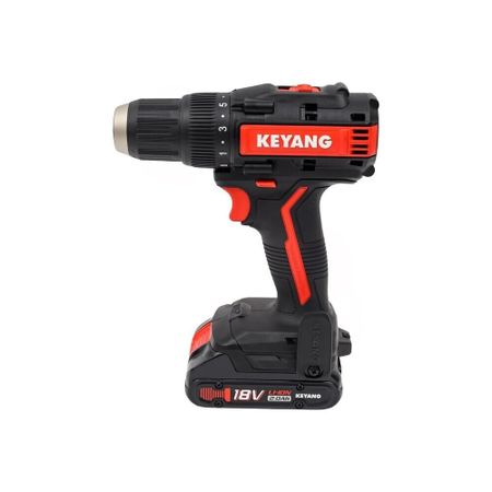 Шуруповерт аккумуляторный бесщеточный Keyang DD18BL-W (Set) 18 В 2 Ач Li-Ion 2 АКБ и ЗУ бесщеточный шпиндель yun duan bldc 200 250 300 500w