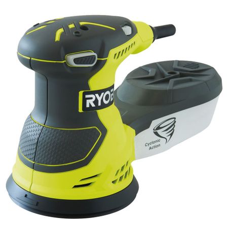 Шлифмашина эксцентриковая электрическая Ryobi ROS300 300 Вт d125 мм (15108404) шлифовальные листы vibratite треугольные 80 400 гр