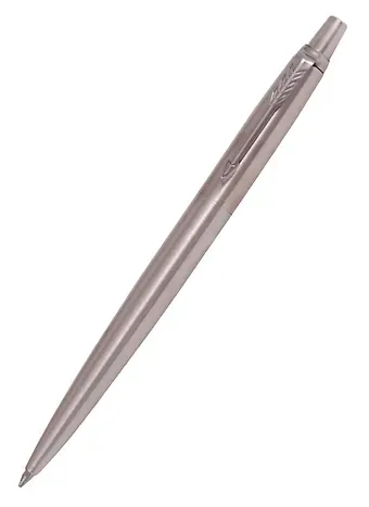 Ручка гелевая Parker, Jotter Stainless Steel CT, подарочная черная 0,7 мм