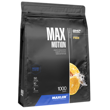Изотоник Maxler Max Motion, 1000 гр. - апельсин