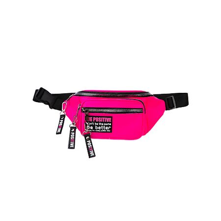 Сумка PLAYTODAY Сумка поясная для девочек BE POSITIVE кожаная поясная кобура для пивной бутылки