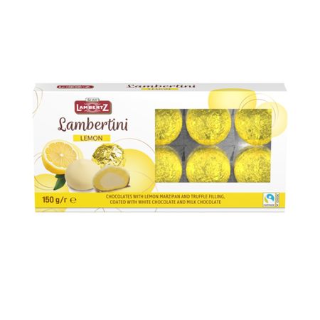 Конфеты Lambertz lambertini пралине лимон 150 г