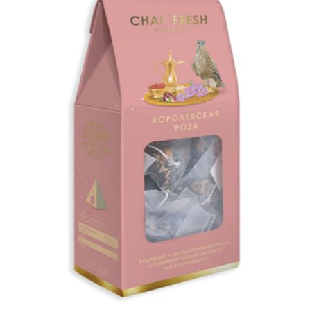 Чай чёрный Chai Fresh королевская роза 18 шт