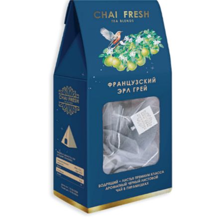 Чай чёрный Chai Fresh Французский эрл грей 18 шт