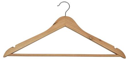 Вешалка для одежды Actuel деревянная 44,5x1,2x23 см, 1 шт