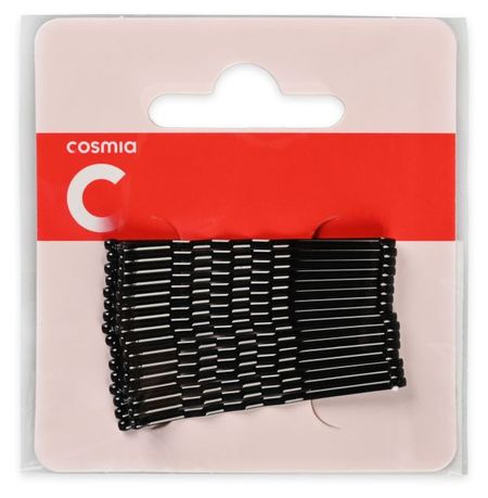Невидимки для волос Cosmia черные, 16 шт