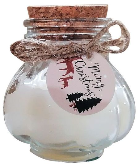 Свеча Actuel Merry Christmas, d 6,6 h 7 см