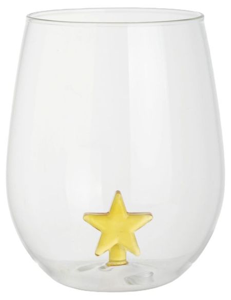 Стакан Actuel Вокруг света с фигуркой звезды стеклянный с двойными стенками, 550 мл