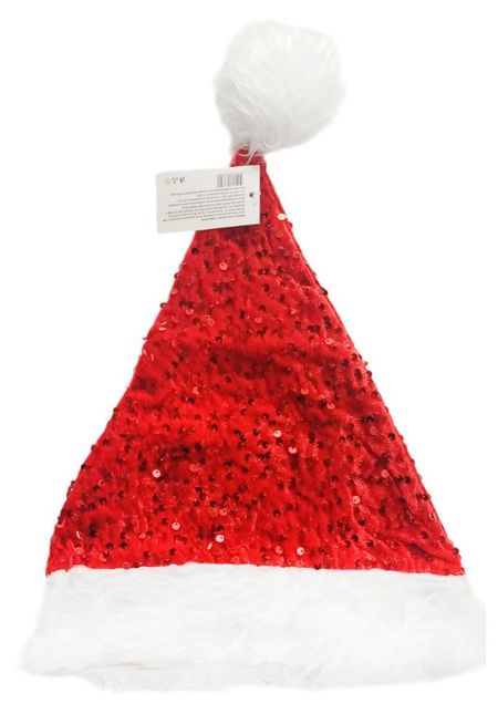 Колпак Новогодний с пайетками, 45х30 см