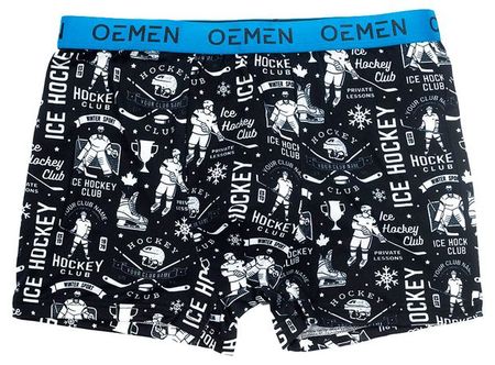 Трусы мужские новогодние OEMEN Боксеры Хоккей, р. 52 всеволод владимирович кукушкин большой хоккей начало 1972 2 е издание