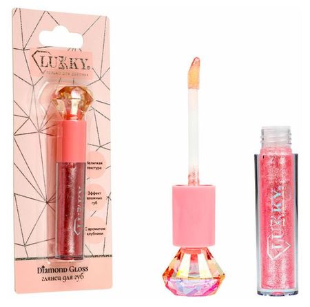 Глянец для губ Lukky Diamond Gloss, 1 шт в ассортименте