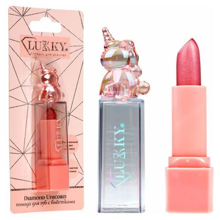 Помада для губ Lukky Diamond Unicorn, 1 шт в ассортименте