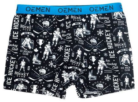 Трусы мужские новогодние OEMEN Боксеры Хоккей, р. 48 всеволод владимирович кукушкин большой хоккей начало 1972 2 е издание