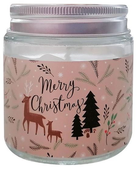 Свеча Actuel Merry Christmas Олень, d 6,2 h 6,5 см