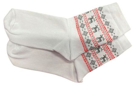 Носки для девочки новогодние Носи свое! белые, р 20