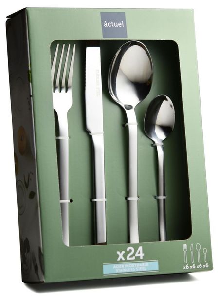 Набор столовых приборов Actuel Marta нержавеющая сталь, 24 предмета