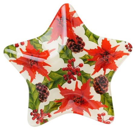 Блюдо Actuel Вокруг света в форме звезды красное стеклянное, 20 см весть 1888 года путеводитель справочное пособие в форме вопросов и ответов