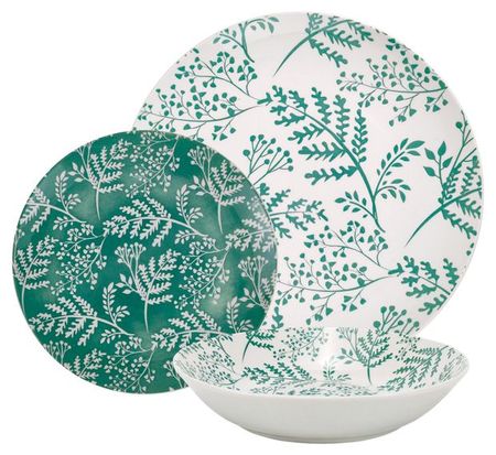 Набор посуды Actuel зеленый пастель, 18 предметов