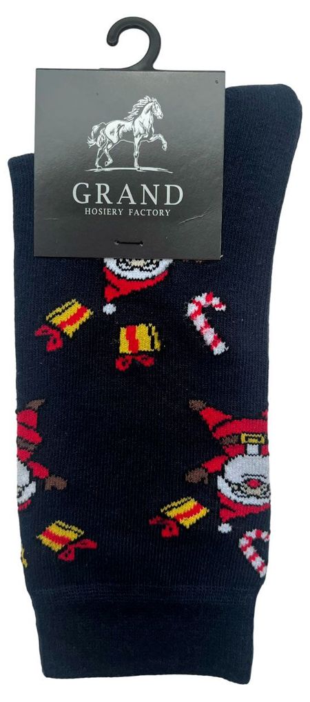 Носки мужские новогодние Гранд Санты, р 29-31