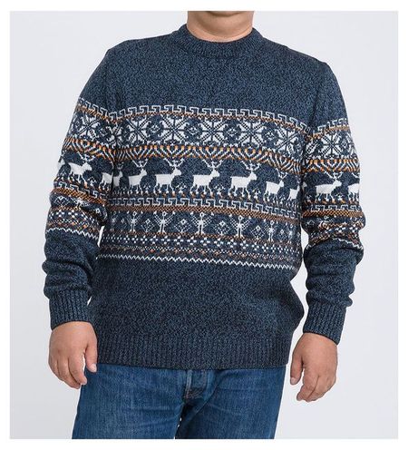 Джемпер мужской новогодний Носи свое! синий, р 48-56