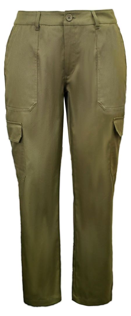 Брюки-карго женские InExtenso зеленые, р. S-XXL