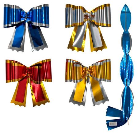 Бант для подарочной упаковки Centrum 11х11 см, 1 шт в ассортименте