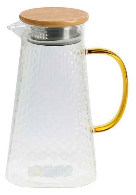 Набор Actuel Кувшин прозрачный стеклянный, 1,5 л + 4 кружки, 400 мл