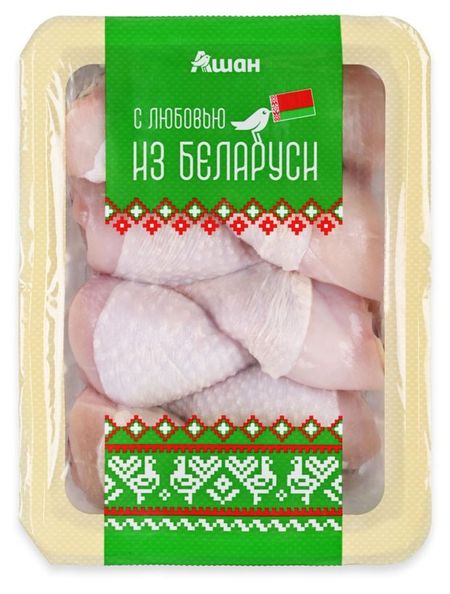 Голень цыпленка-бройлера Ашан красная птица с любовью из Беларуси охлажденная, 750 г ведомый любовью воспоминания винобы бхаве
