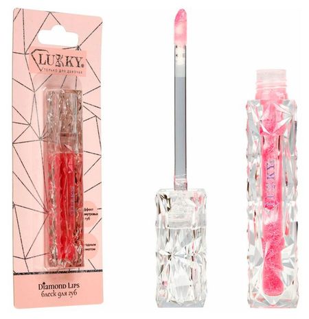 Блеск для губ Lukky Diamond Lips, 1 шт в ассортименте