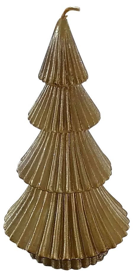 Свеча Actuel Ель золотистая, h 15,5 см