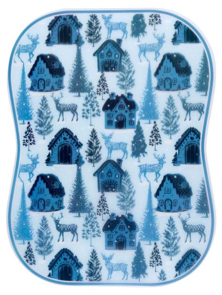 Мат разделочный гибкий Зима, 30х40 см