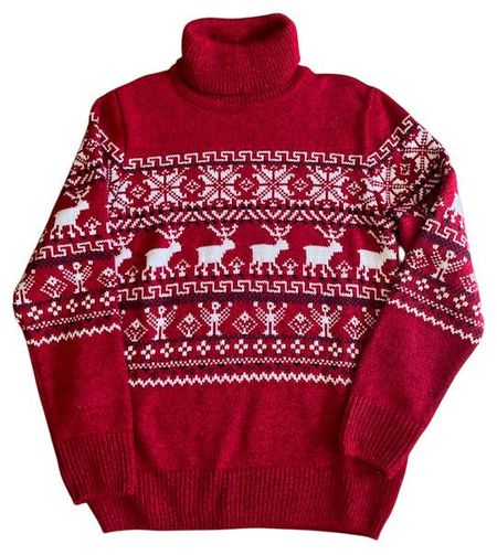 Джемпер женский новогодний Носи свое! красный, р 44-52