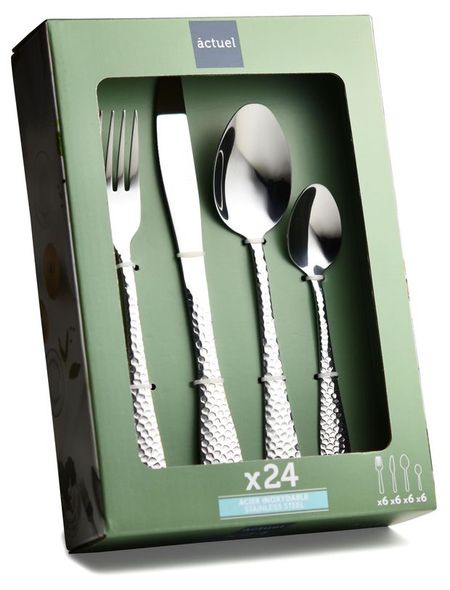 Набор столовых приборов Actuel Lilia нержавеющая сталь, 24 предмета
