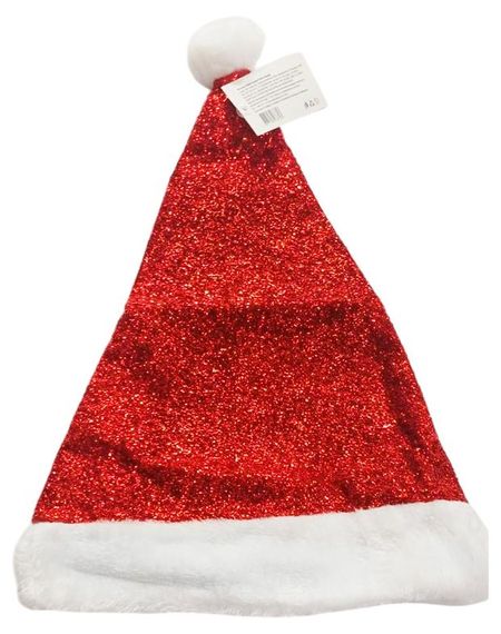 Колпак Новогодний блестящий 45х30 см, 1 шт в ассортименте