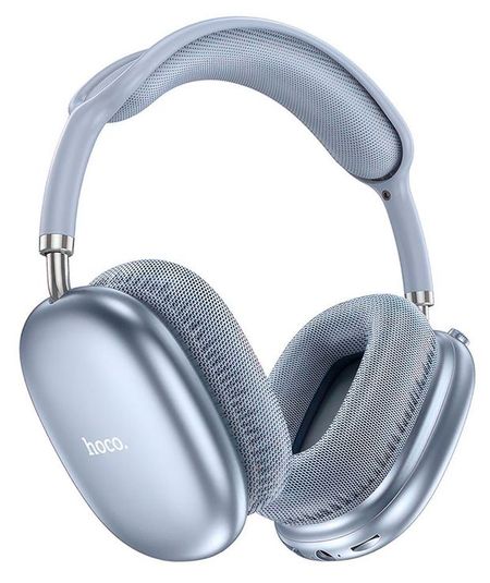 Наушники беспроводные Hoco W35 AIR TRIUMPH голубые