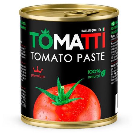 Томатная паста Tomatti стерилизованная Беларусь, 320 г