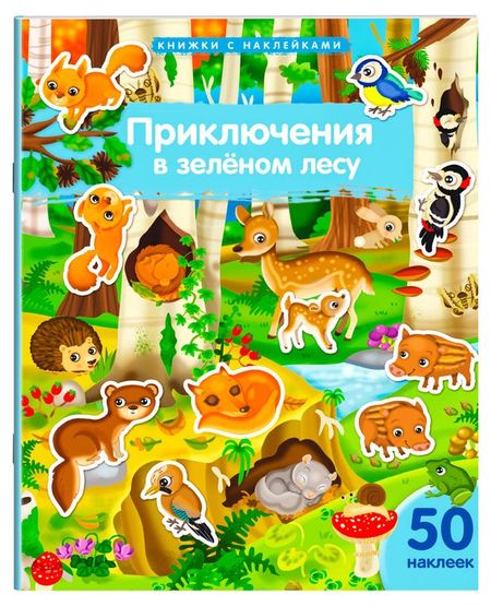 Книжка с наклейками формат А4